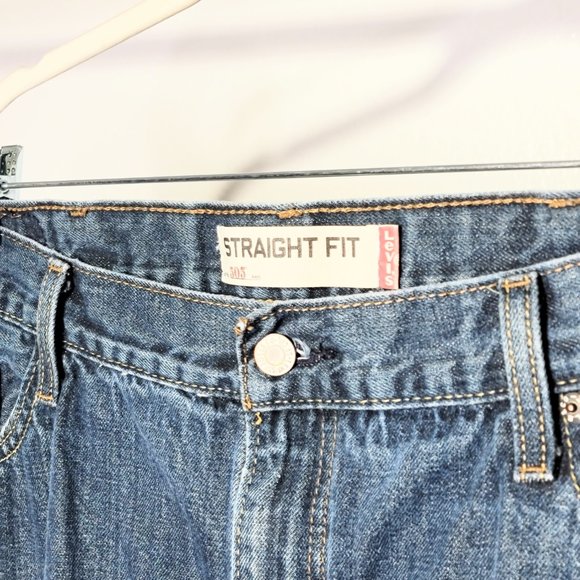 Levi's 505 Men's 2010 Regular Straight Fit Denim Blue Jeans Size 40x30 - Picture 3 of 9